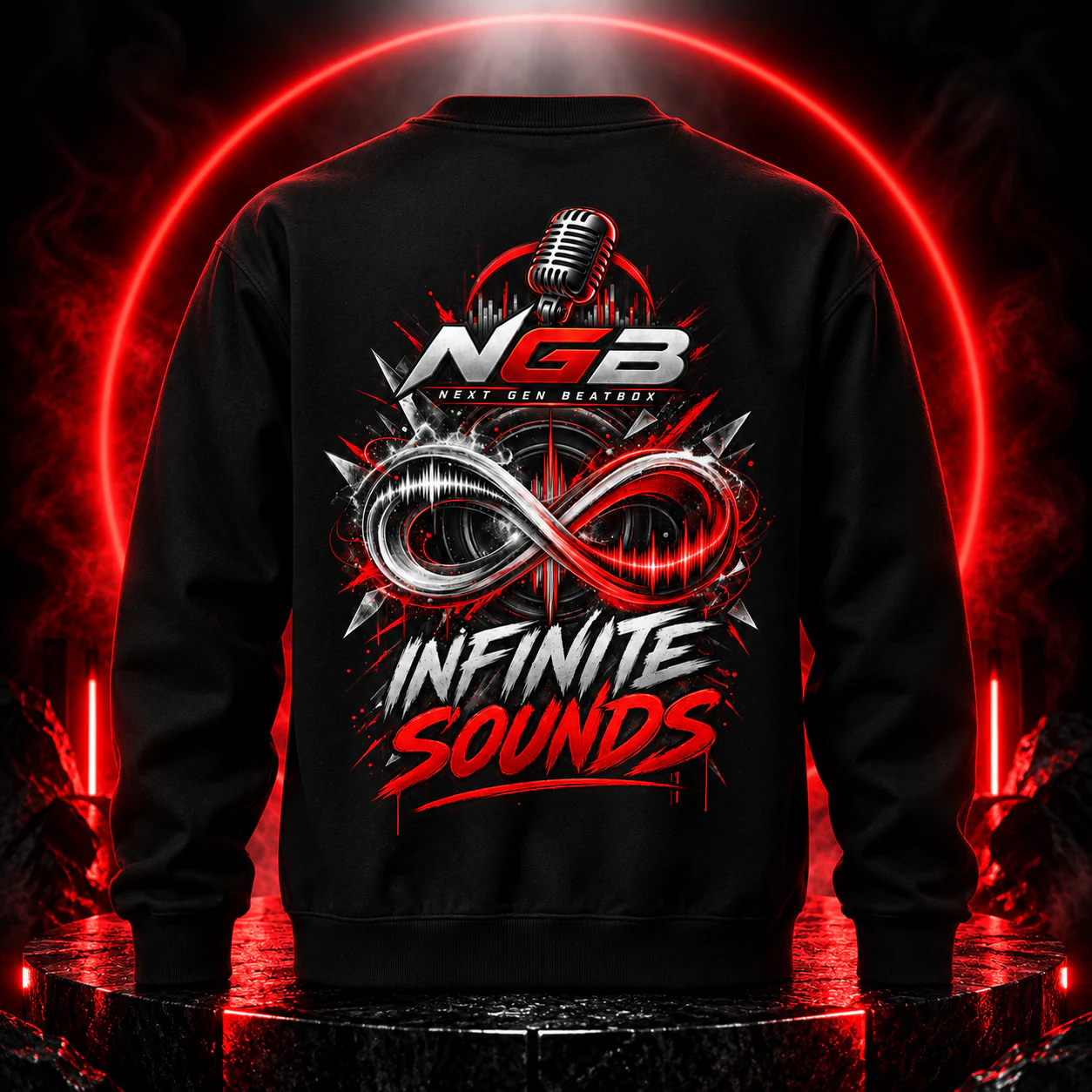 NGB Infinite Sounds cotton sweatshirt preview artwork