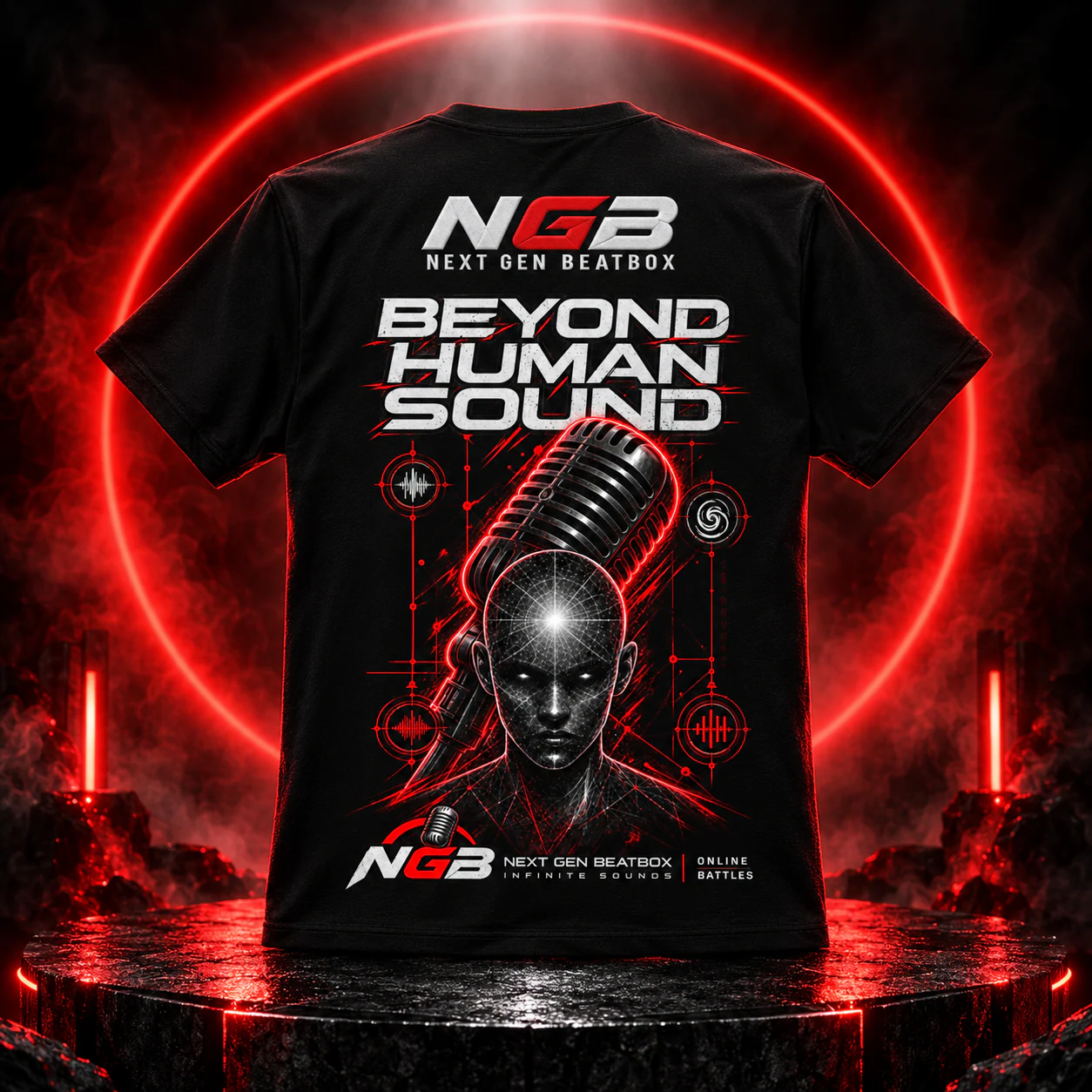 NGB Beyond Human Sounds Tee preview artwork